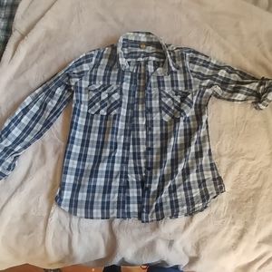 Quick dry plaid shirt
